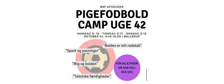 BSF Pigefodbold Camp Uge 42